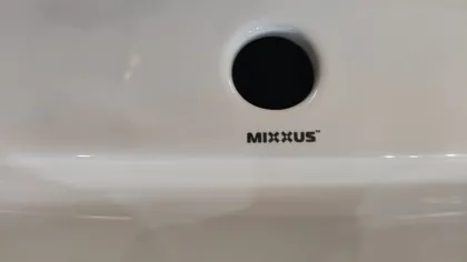 Раковина накладна Mixxus Premium BEVEL-0203 600х405х120mm з отвором під змішувач (MP6513) — Photo 4