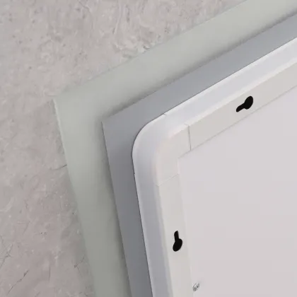 Дзеркало Mixxus FLAT MR04-100x80 з Led Touch, Anti-fog, димером, регулятором яскравості, годинником (MI6927) — Photo 11