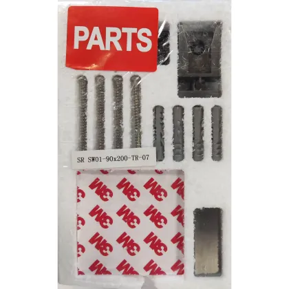 Бічна стінка до кабіни Koer SR SW01-90x200-TR-07 прозоре скло Easy Clean 8мм, графіт (KR5382) — Photo 7