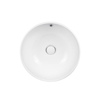 Раковина-чаша Qtap Amazon 430х430х160 White з донним клапаном QT02117043NW