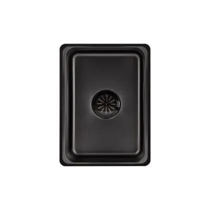 Мийка для кухні інтегрована Lidz Handmade H6845HB Decor Black PVD Honeycomb 3,0/1,0 мм LDH6845HDECBLM49445 — Photo 8