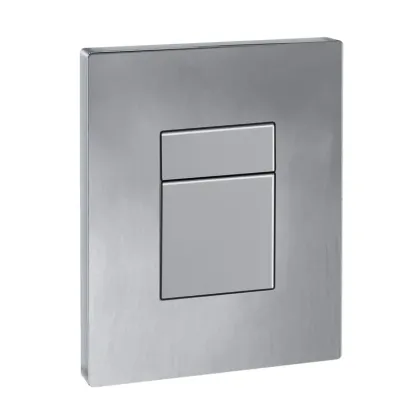 Панель змиву пластикова Koer KT-0607-01 157x198x3mm, кнопка квадратна (KR5344)
