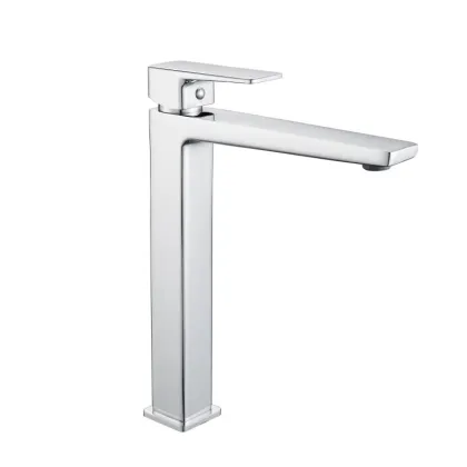 Змішувач латунний для раковини Lidz Orion 001FH високий (k25) LDORI001FHCRM48096 Chrome