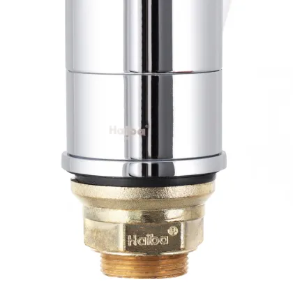 Змішувач для умивальника Haiba Magic 555 (15 см) з сіркою ручкою (HB0670) — Photo 1