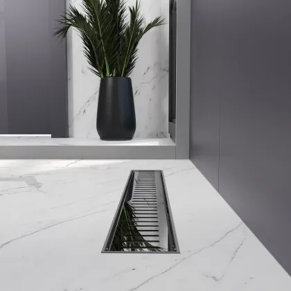 Трап лінійний AQUA 50cм та решіткою Line — Photo 2