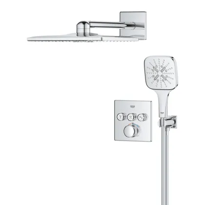 Прихована душова система з RSH SmartActive 310 Cube Grohe Grohtherm SmartControl (1039980000) — Photo 1