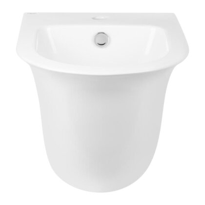 Біде підвісне Qtap Virgo 485х345х365 White QT1855051FW — Photo 2