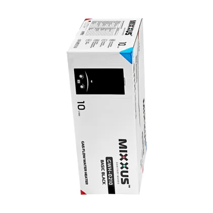 Газова колонка MIXXUS GWH-0210 BASIC BLACK димохідна 10 л/хв (колір чорний) (WH0023) — Photo 6