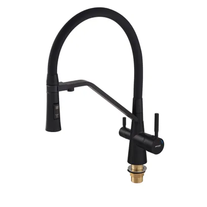 Змішувач для кухні Mixxus Premium Magnet 021 BLACK REFL.BLACK (MI6974) — Photo 2