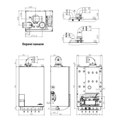 Котел газовий Sime Murelle HE 30 ErP 32 кВт двоконтурний — Photo 1