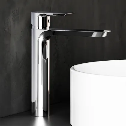 Високий змішувач для умивальника, хром Damixa 470250000 Apollo — Photo 1