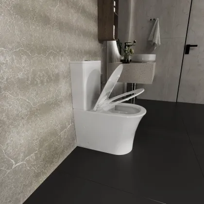 PURE комплект : унітаз підлоговий з сидінням Soft-close + бачок (змив Tornado) — Photo 6
