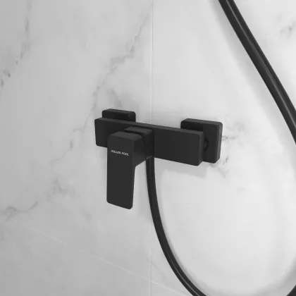 CUBE змішувач для душу, Black Matt — Photo 2