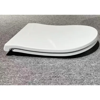 Сидіння-кришка для унітазу Koer AC-0101-SEAT COVER 450х390х80mm дюропласт з мікроліфтом (KR5617) — Photo 4