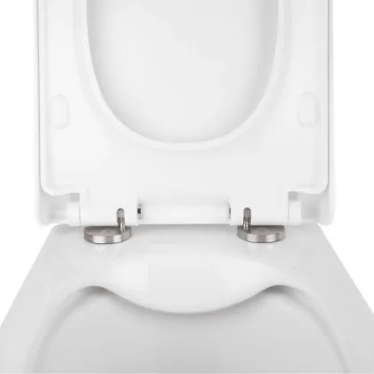 Набір Qtap інсталяція 3 в 1 Nest QT0133M425 з панеллю змиву лінійною QT0111M08V1384W+ унітаз з сидінням Tern QT1733052ERW — Photo 3
