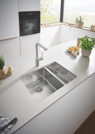 Мийка для кухні із нержавіючої сталі Grohe K700U (31577SD1) — Photo 1