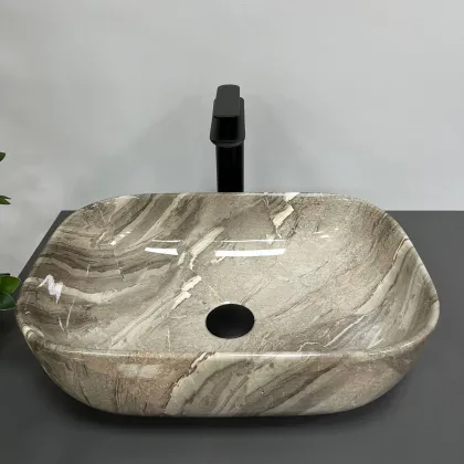 Умивальник (раковина) VBI RAVENNA JASPER GLOSSY накладний — Photo 2