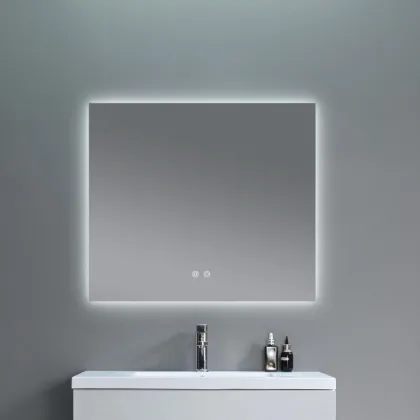 Дзеркало Qtap Taurus (TA1) 800×700 мм з LED-підсвічуванням Touch, з антизапотіванням, з димером, рег. темп. кольору (3000-6500K) QTTAU80070048954 — Photo 7