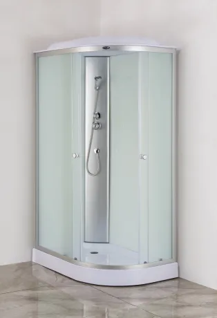 Бокс душовий без гідромасажу Mixxus WAVE SB02-120x80x215-L-FB SATIN з низьким піддоном (MI6892) — Photo 11