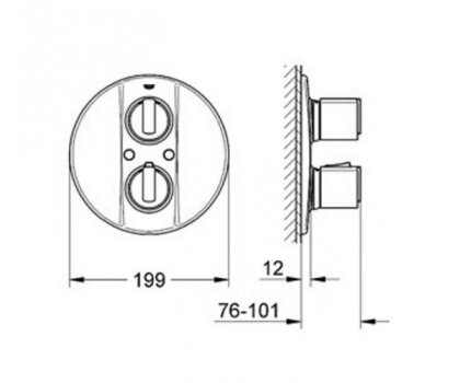 Grohtherm2000 Термостат для душу — Photo 1