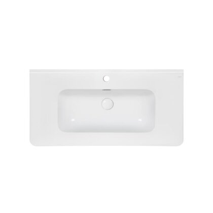 Раковина Qtap Albatross 9H 1000х460х180 White з донним клапаном QT01119100HW