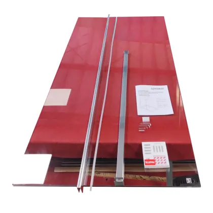 Душова перегородка Koer SR SP01-90x200-TR-01 Walk-In прозоре скло Easy Clean 8мм, хром (KR5392) — Photo 4