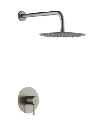 IMEX MONZA BRUSHED NICKEL Набір для душу на 1 користувача, матовий нікель