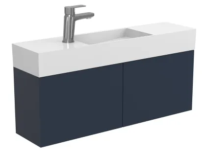 Тумба підвісна MINIMA синя для умивальника TONI 850 Miraggio