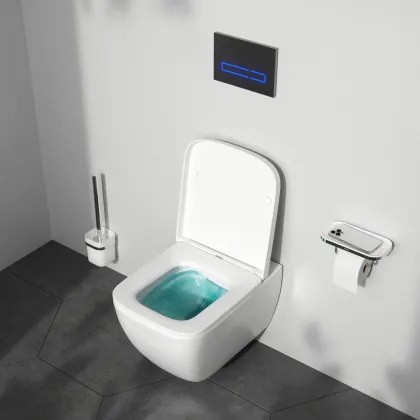 Підвісний унітаз FlashClean з сидінням мікроліфт AM.PM Gem — Photo 1