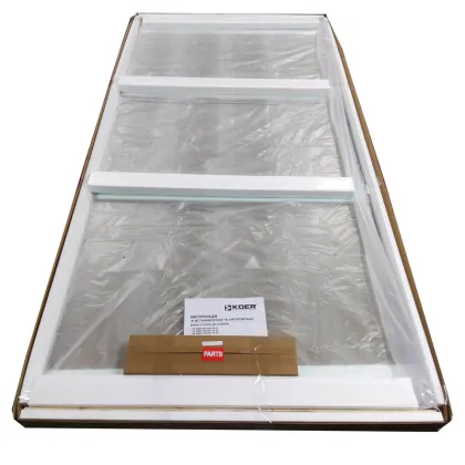 Бічна стінка до кабіни Koer SR SW04-90x200-TR-01 прозоре скло Easy Clean 10мм, хром (KR5390) — Photo 30