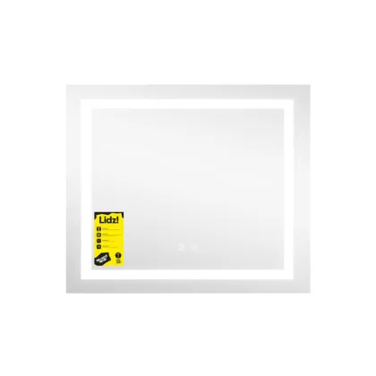 Дзеркало Lidz Kubis (KU1) 600х700 з LED-підсвічуванням Touch, з антизапотіванням, з димером, рег. яскравості LDKU60070049285 — Photo 2