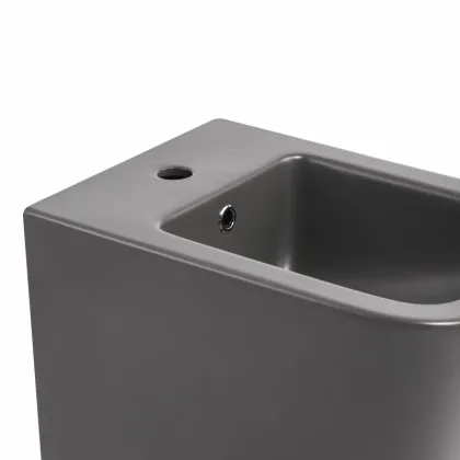 Біде підвісне Qtap Tern 520x350x330 мм, Anthracite QT17551303GAN — Photo 4