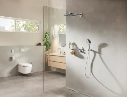 Душова система прихованого монтажу з термостатом Grohe Grohtherm SmartControl (34863000) — Photo 1