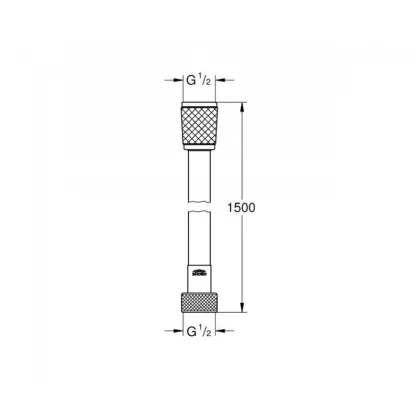 Душовий шланг 150 см Grohe Relexaflex (45973001) — Photo 1