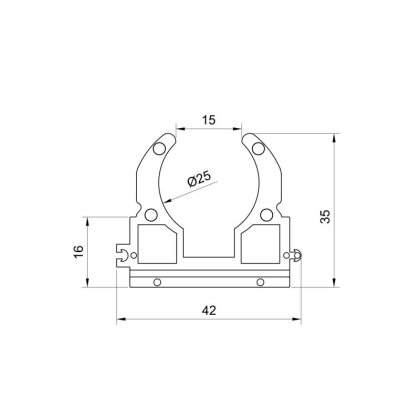 Кріплення PPR Alfa Plast 25 мм — Photo 1