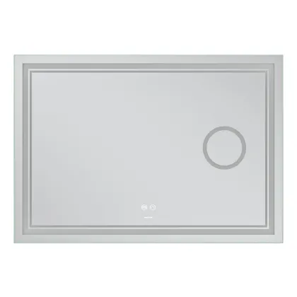 Дзеркало Mixxus Premium QUADRO MR20-100x70 з Led Touch, Anti-fog, димером, регулятором яскравості, лінзою (MP6622) — Photo 4