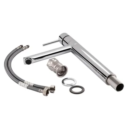 Змішувач для раковини Qtap Spring з поворотним виливом високий QTSPRCRM001XL Chrome — Photo 5