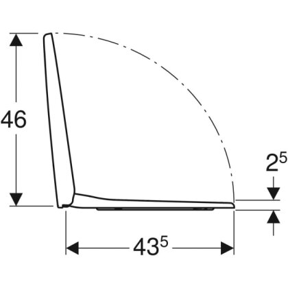 Сидіння для унітазу Geberit Selnova 500.335.01.1 — Photo 3