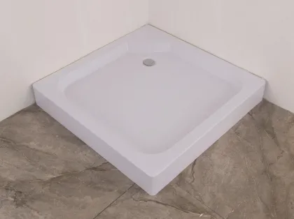 Душова кабіна з низьким піддоном Mixxus CUBIC SCT01-90x90x195-TR GRAPHITE прозоре скло 4мм (MI6905) — Photo 1