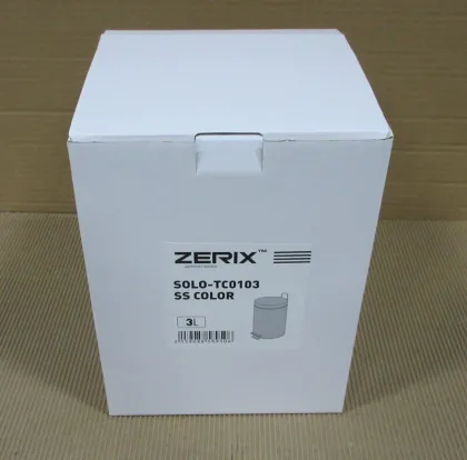 Відро для сміття кругле ZERIX SOLO-TC0103 SS COLOR 3 л (колір нержавійка) (ZX5895) — Photo 11