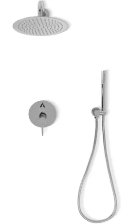 Душова система REA LUNGO CHROME + BOX прихованого монтажу * — Photo 2