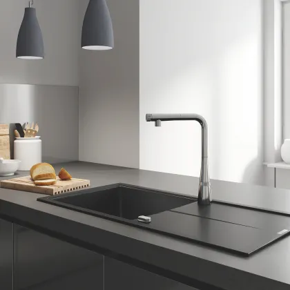 Змішувач для кухні з висувним виливом Grohe Zedra SmartControl (31593002) — Photo 4