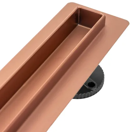 Трап для душу REA NEO 60 SLIM PRO BRUSHED COPPER * — Photo 4