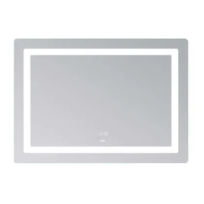 Дзеркало Lidz Kubis (KU2) 1000х800 з LED-підсвічуванням Touch, з антизапотіванням, з димером, рег. яскравості LD78LF6141008048450 — Photo 3
