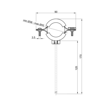 Хомут SD Plus 1&quot; 1/4 SD10032 — Photo 1