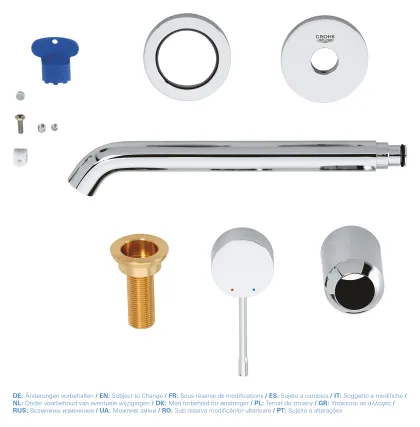 Змішувач для раковини прихованого монтажу Grohe Essence New (19967001) — Photo 2