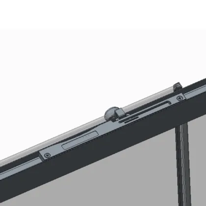 Шторки скляні на ванну розсувні Koer SR BS06-120x150-TR-01 прозоре скло Easy Clean 6мм, хром (KR5945) — Photo 6