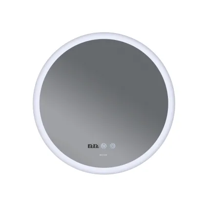 Дзеркало Mixxus PLAIN MC10-80 з Led Touch, Anti-fog, димером, регулятором яскравості, годинником (MI6932) — Photo 10