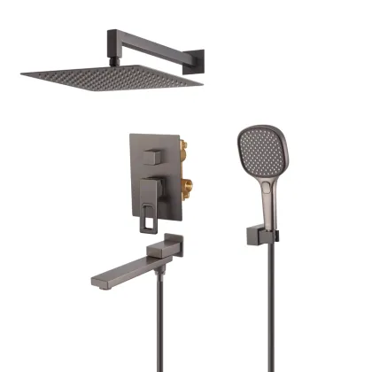 Душова система вбудована KOER KB-66009-07, 3 функціі (Колір графіт) (KR5991) — Photo 10