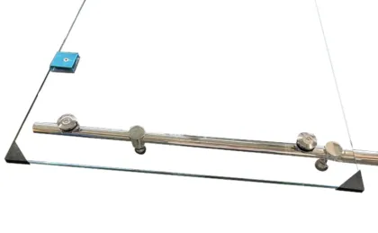 Двері в нішу Koer SR SD06-120x220-TR-01 прозоре скло Easy Clean 8мм, хром (KR5367) — Photo 1